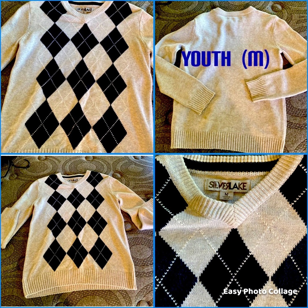 Silver lake Argyle sweater